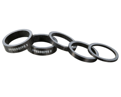 [160000000] ESPACIADORES GIANT OD2 CARBON 1X2.5MM 2X5MM 2X10MM